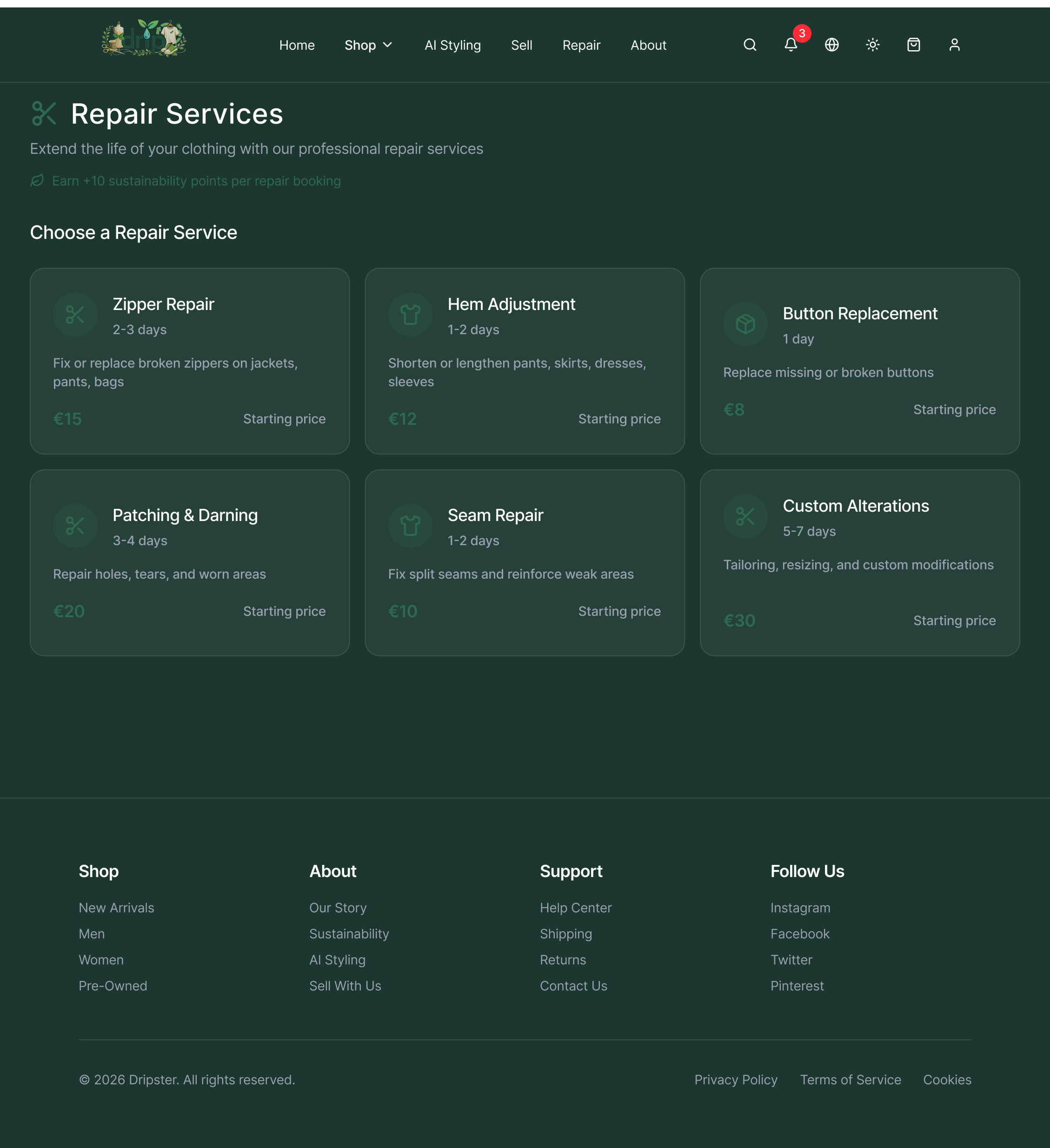 Drip Repair Services
